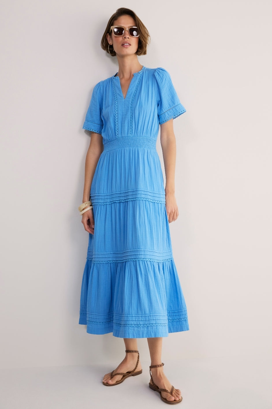 Jocelyn Dress - Denim Blue – WYSE London